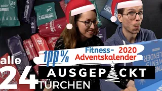 Fitness Adventskalender 2020 von Protein Projekt 💪🎅 Inhalt und Geschmackstest | AUSGEPACKT