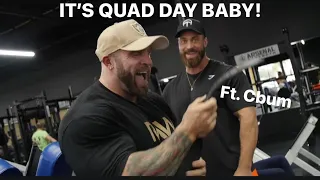 FINALLY A LEG DAY VIDEO!! QUADS W/ CBUM 4 WEEKS OUT ARNOLD & 6 WEEKS OUT OLYMPIA