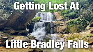 Little Bradley Falls - North Carolina Waterfalls - Fun Waterfall Hike If You Don't Get Lost!