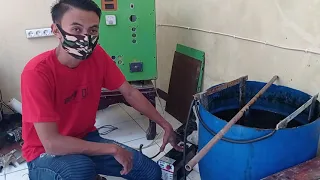 Tutorial proses chrome celup pake mesin las 400w 120 ampere