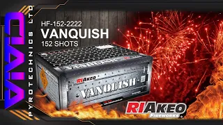 VANQUISH | CAT. F3  | 1.3G | 152 Shots | 30mm | RIAKEO FIREWORKS UK #VividPyrotechnics