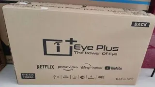 Eye Plus Smart Led Tv Unboxing | Web Os Tv