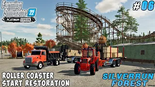 Start Roller Coaster restoration, woodworking product sales | Silverrun Forest | FS 22 | ep #06