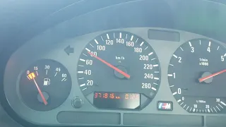 BMW E36 323i 2.5 acceleration 0 - 200 km /h