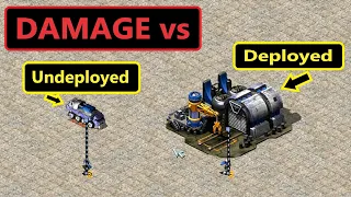 Deployed vs Undeployed - Damage Test - Red Alert 2