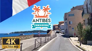 DRIVING IN ANTIBES, Provence-Alpes-Côte d'Azur, French Riviera, FRANCE I 4K 60fps