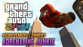 GTA: The Ballad of Gay Tony - Adrenaline Junkie Achievement / Trophy (1080p)