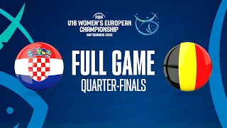 QUARTER-FINALS: Croatia v Belgium | Full Basketball Game | FIBA U16 Women's European Champ. 2022