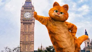 قط مشاغب بيعمل مقالب في الملكة عشان يسرق الاكل وبيتحول لقط غني جداً ! ملخص اجزاء Garfield