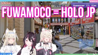 Azki Suspecting Fuwamoco Is Actually Hololive JP | Geoguessr [Hololive/Sub]