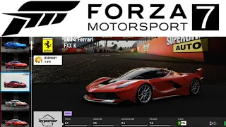 FORZA MOTORSPORT 7 - ALL CARS LIST 2020 + ALL DLC!