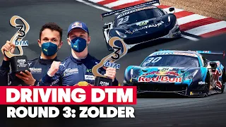 Driving DTM 2021: Alex Albon & Liam Lawson Podium in Zolder