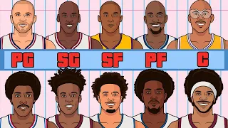 The BEST NBA Starting 5 from Every HAIR Style!