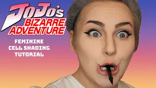 Feminine Cell Shading Tutorial - JoJo's, Borderlands, Cosplay,  and Drag makeup!