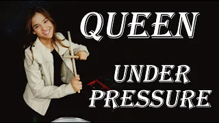 Queen and David Bowie - Under Pressure - Drum Cover By Nikoleta - 13 years old