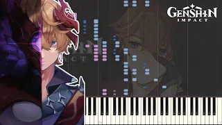 ｢Never-Ending Performance｣ - Childe Boss Fight Phase II Genshin Impact OST Piano Cover [Sheet Music]
