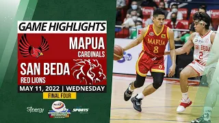 Mapua Cardinals vs San Beda Red Lions (Final Four) | Game Highlights | May 11, 2022 | NCAA Season 97
