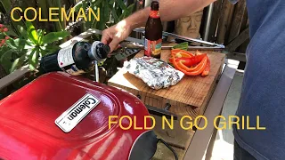 Coleman fold n go grill (unboxing and first use) (#110)
