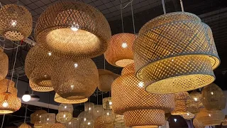 Handmade natural bamboo rattan lamps | China's manufacturer supplier