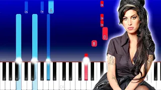 Amy Winehouse - Back To Black (Piano Tutorial)