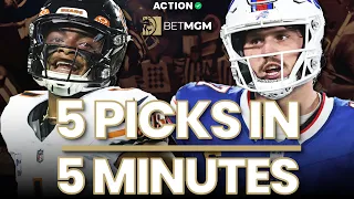 NFL Week 14 Expert Bets & Predictions: 5 Picks in 5 Minutes with Tim Kalinowski & Chris Raybon