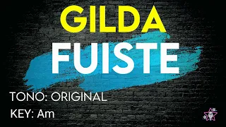 Gilda - Fuiste - Karaoke Instrumental