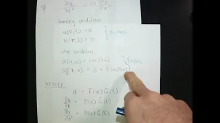 REVISION SEMINAR: Eng Maths IIA: PDEs using separation of variables (2015)