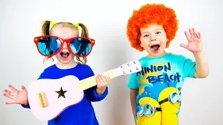 COLOR SONG + More Kids Songs and Nursery Rhymes with Gaby and Alex