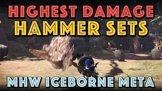 The Highest Damage Hammer Builds. MHW Iceborne META