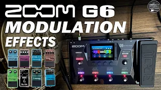 ZOOM G6 MODULATION Effects / Chorus, Tremolo, Pitch Shifter, Harmonist, Eb Tunning