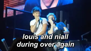 one direction » louis and niall being chaotic during over again