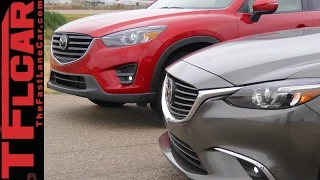 2016 Mazda6 vs CX-5 Mega Mashup 0-60 MPH Performance Review: Sedan vs Crossover!