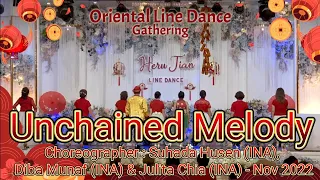 CBD | Unchained Melody | LINE DANCE | Beginner | Suhada Husen, Diba Munaf & Julita Chia