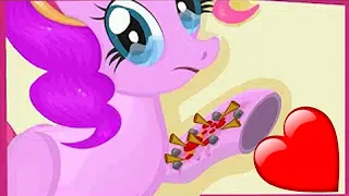 Пони игры. Пинки Пай сломала руку. Играем в доктора и делаем операцию. My little pony игра