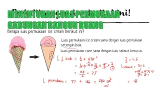 LUAS PERMUKAAN GABUNGAN BANGUN RUANG KELAS 6