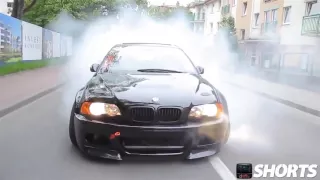 Bmw 3 красиво валит боком