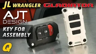 AJT Key FOB Assembly for Jeep Wrangler JL and Jeep Gladiator JT