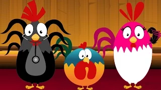 Five Big Roosters | Five Little Series | Nursery Rhymes With Lyrics For Kids