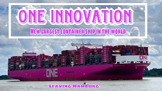 ONE INNOVATION | NEW LARGEST SHIP in  the WORLD  leaving Hamburg | #trending #viral #video #share