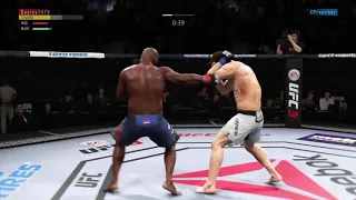 EA SPORTS™ UFC® 3 Ranked online Division 5 Derrick lewis with the KO