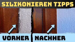 RICHTIG silikonieren für Anfänger (Fenster + Fensterbank abdichten) Silikonfuge erneuern / ziehen