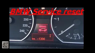 BMW 1er Service zurückstellen / Service reset