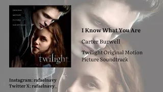 I Know What You Are - Carter Burwell