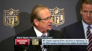NFL Owners Approve Rams Relocation (Full Press Conference) | NFL News