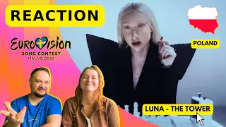 🔊 Реакція на LUNA - 'The Tower' - Poland 🇵🇱 | Eurovision 2024