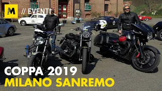 Coppa Milano Sanremo con Nico Cereghini e Chef La Mantia in sella alle Moto Guzzi!