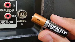 Unlocking All TV Channels with a Simple Battery Trick || Antenna Battery