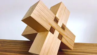 Amazing Japanese joinery. Igeta Gumi 井桁組み