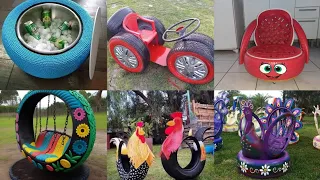 Impressive Old Tire Recycling Ideas||Tire Recycling Ideas||Diy Tire Planter Ideas