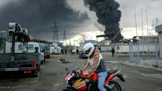 Odessa: Ölraffinerie nach russischem Angriff in Flammen | AFP